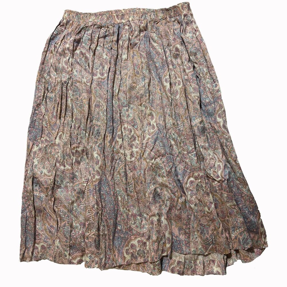 Vintage Paisley Midi Skirt